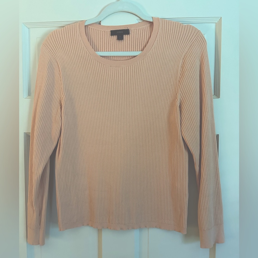 J. Crew ribbed longsleeve top